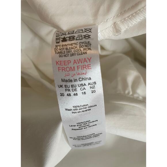 PrettyLittleThing Women's Size 16 Front Tie Low Cut Crop Top Long Sleeve (NWT) - Picture 6 of 9